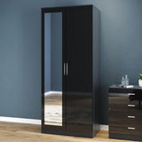 Alina Wardrobe – Modern Sliding Door Wardrobe with Mirror