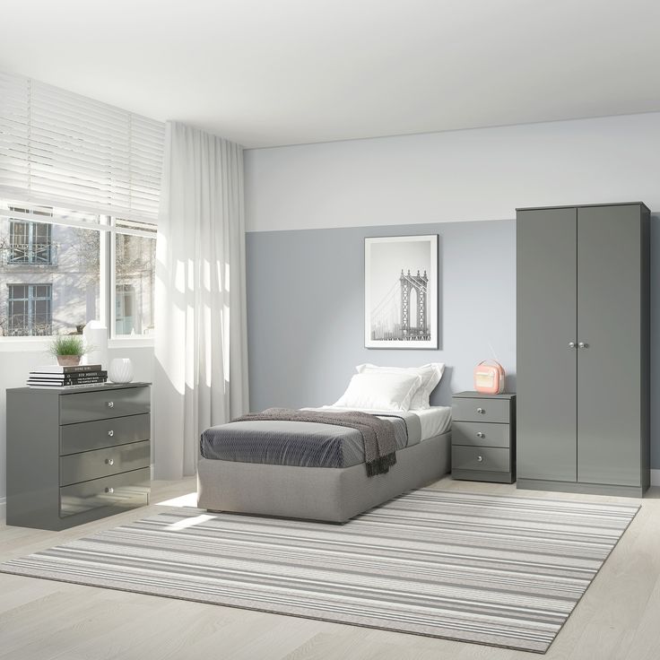 Alina Wardrobe – Modern Sliding Door Wardrobe with Mirror