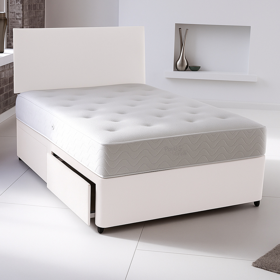 Fabric Beds Double Divan