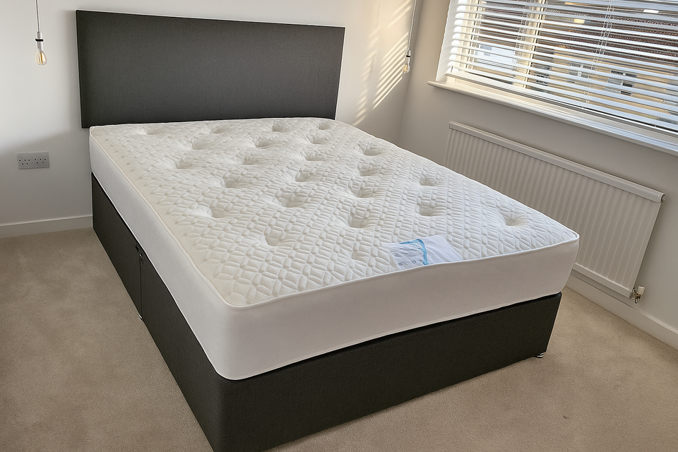Fabric Beds Double Divan