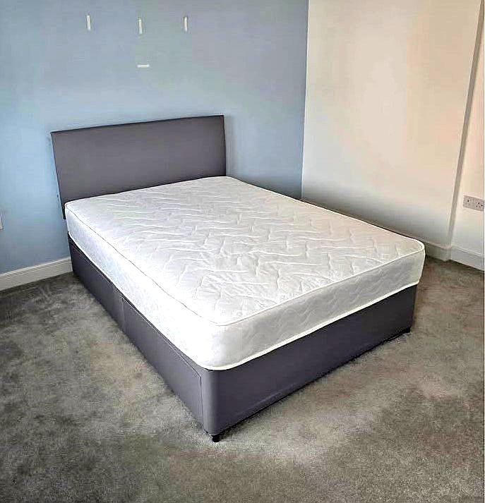 Fabric Beds Double Divan