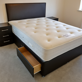 Fabric Beds Double Divan