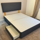 Fabric Beds Double Divan