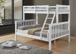 Trio Wooden Bunk Bed – Sleeps Three, Ideal for Kids Shared Room