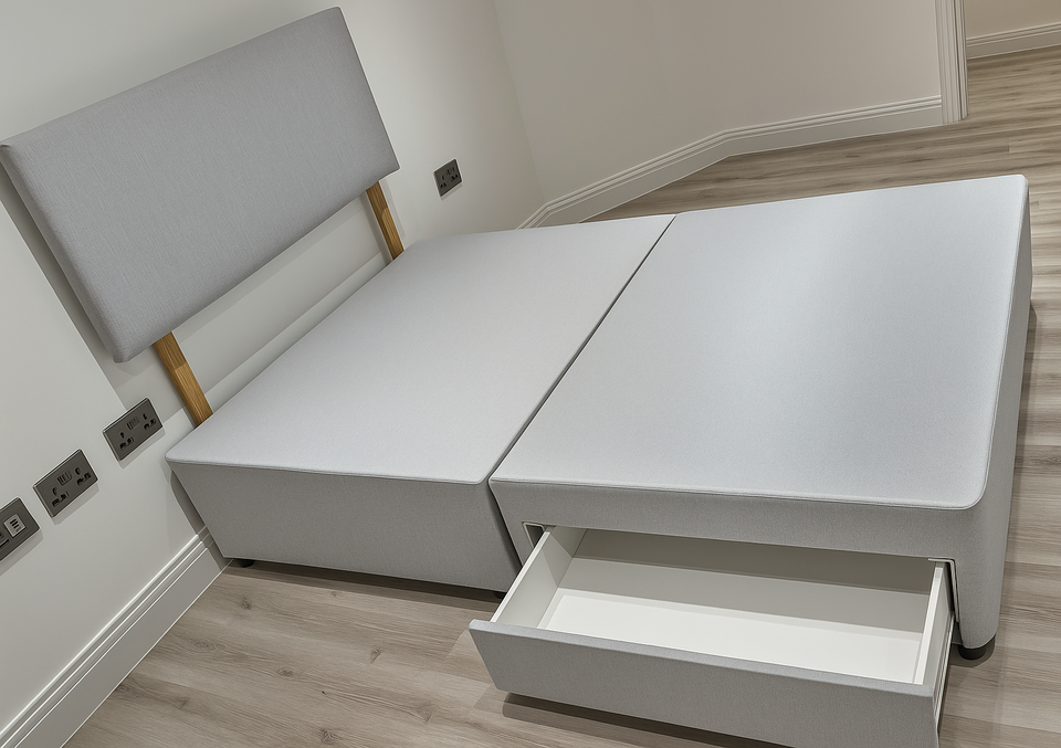 Fabric Beds Double Divan