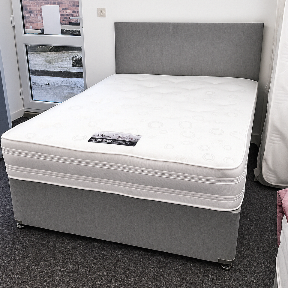 Fabric Beds Double Divan