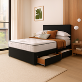 Fabric Beds Double Divan