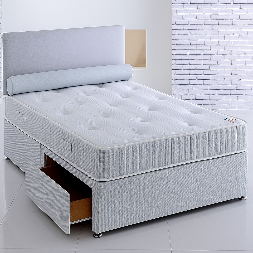 Fabric Beds Double Divan