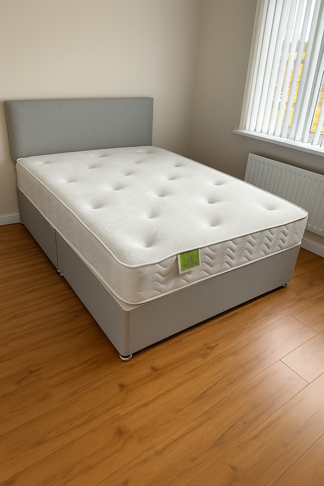 Fabric Beds Double Divan