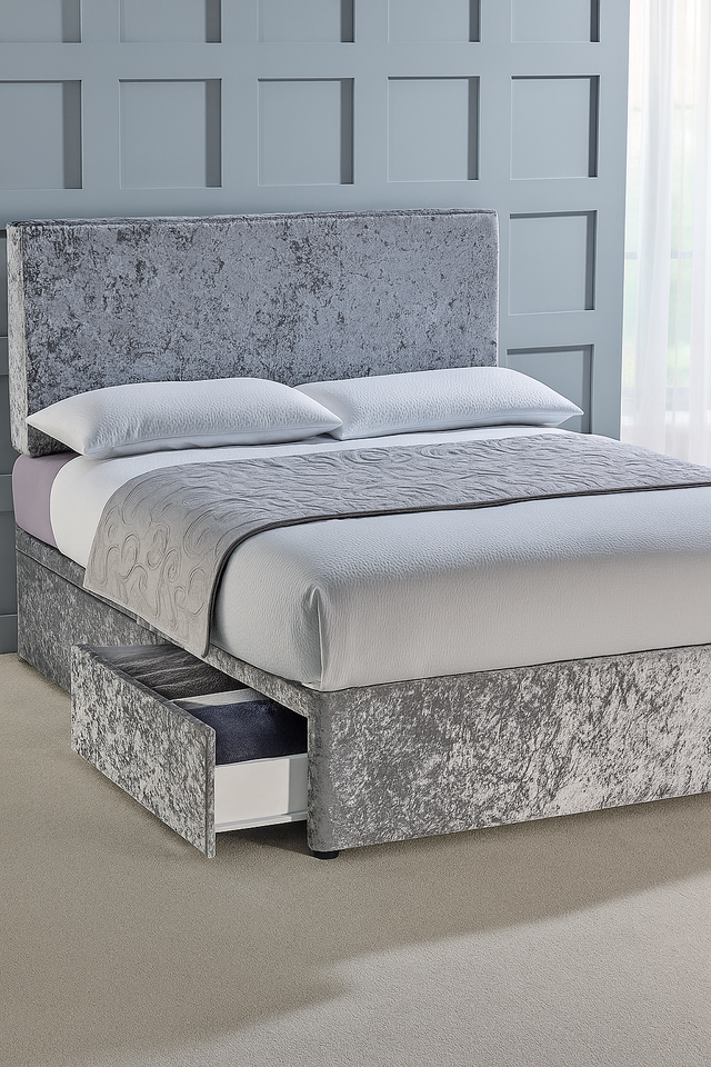 Crush Velvet Divan Beds