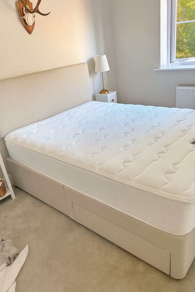 Fabric Beds Double Divan