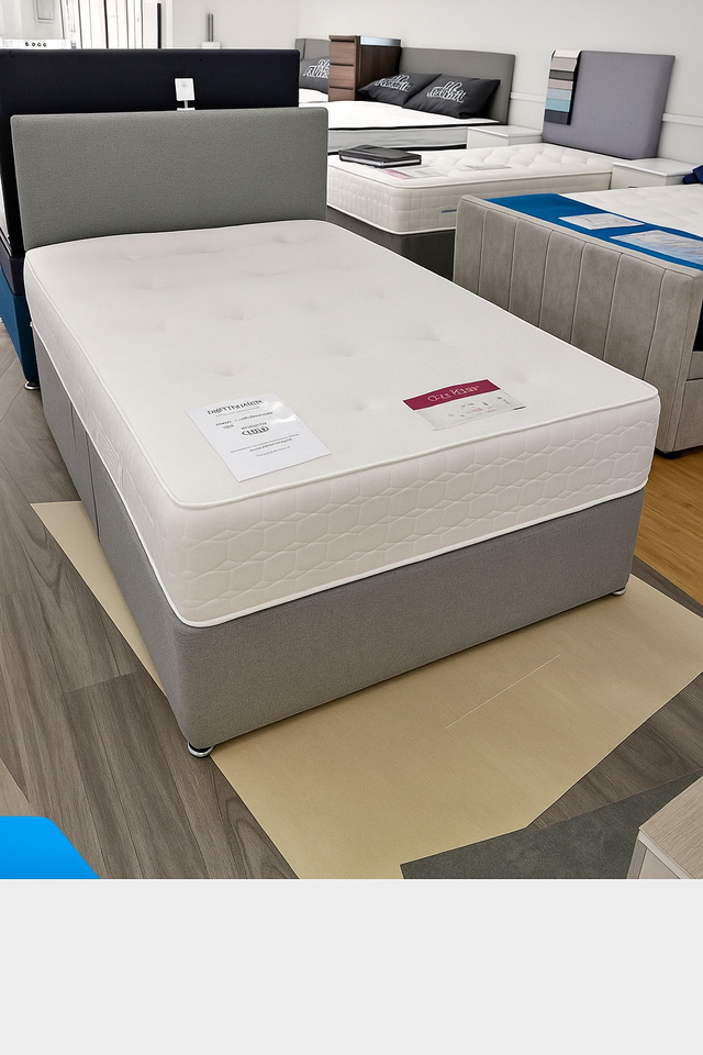 Fabric Beds Double Divan