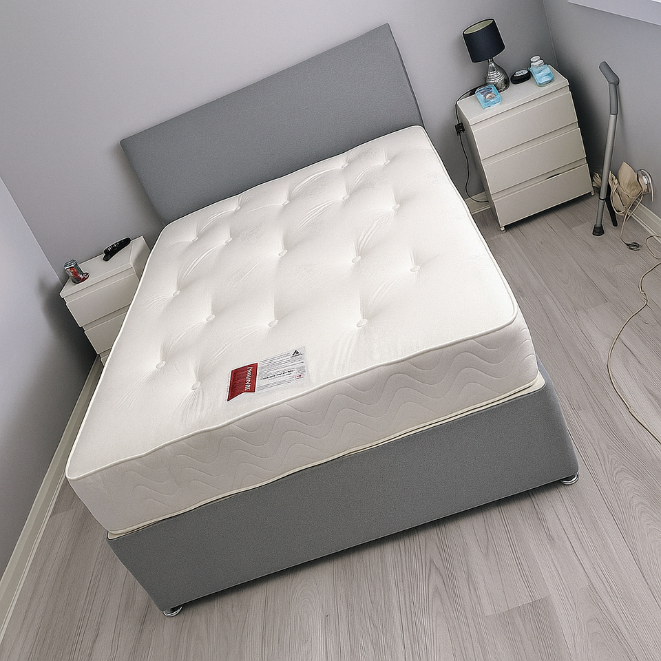 Fabric Beds Double Divan
