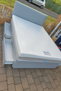 Fabric Beds Double Divan
