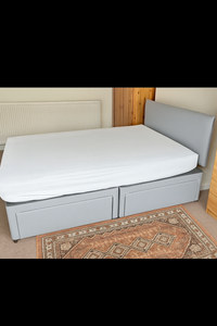 Fabric Beds Double Divan