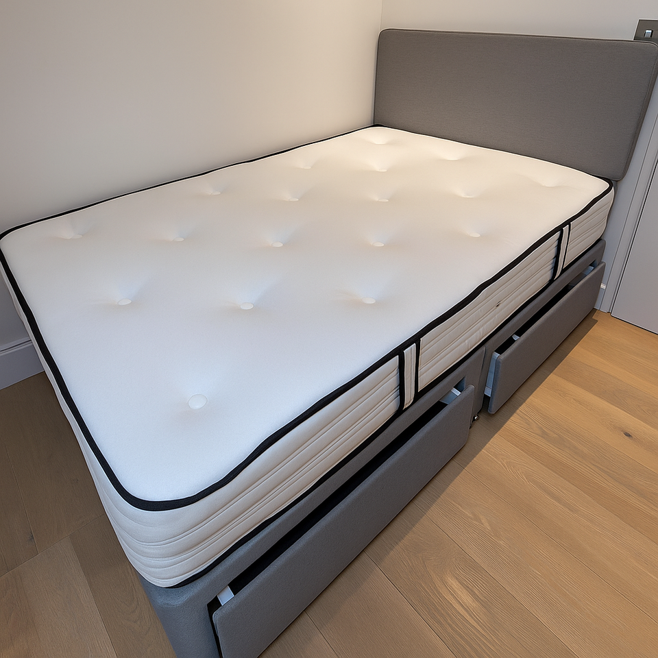 Fabric Beds Double Divan