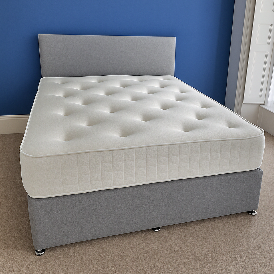 Fabric Beds Double Divan
