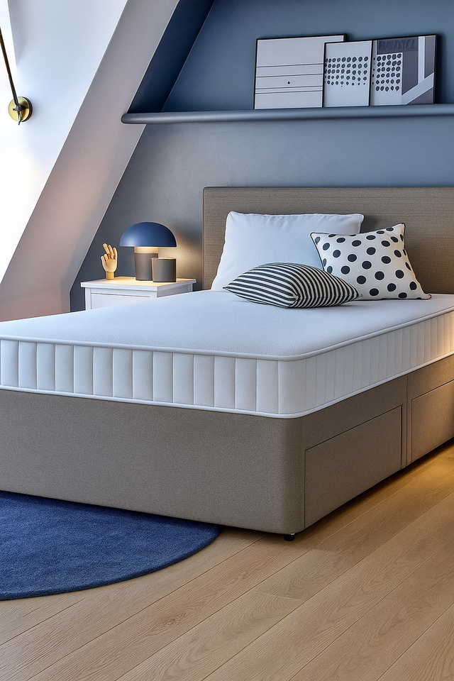 Fabric Beds Double Divan