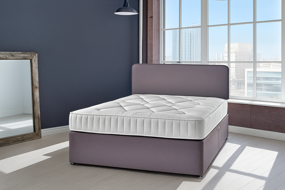 Fabric Beds Double Divan