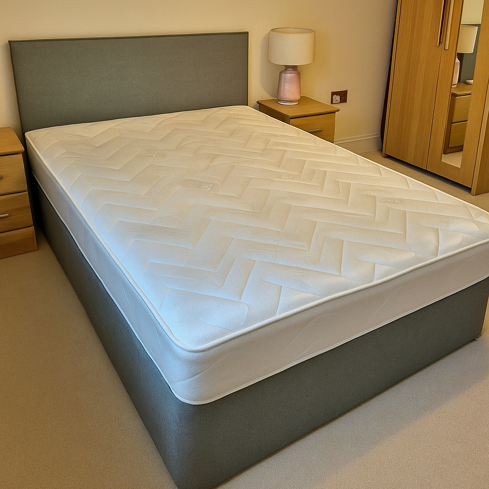 Fabric Beds Double Divan