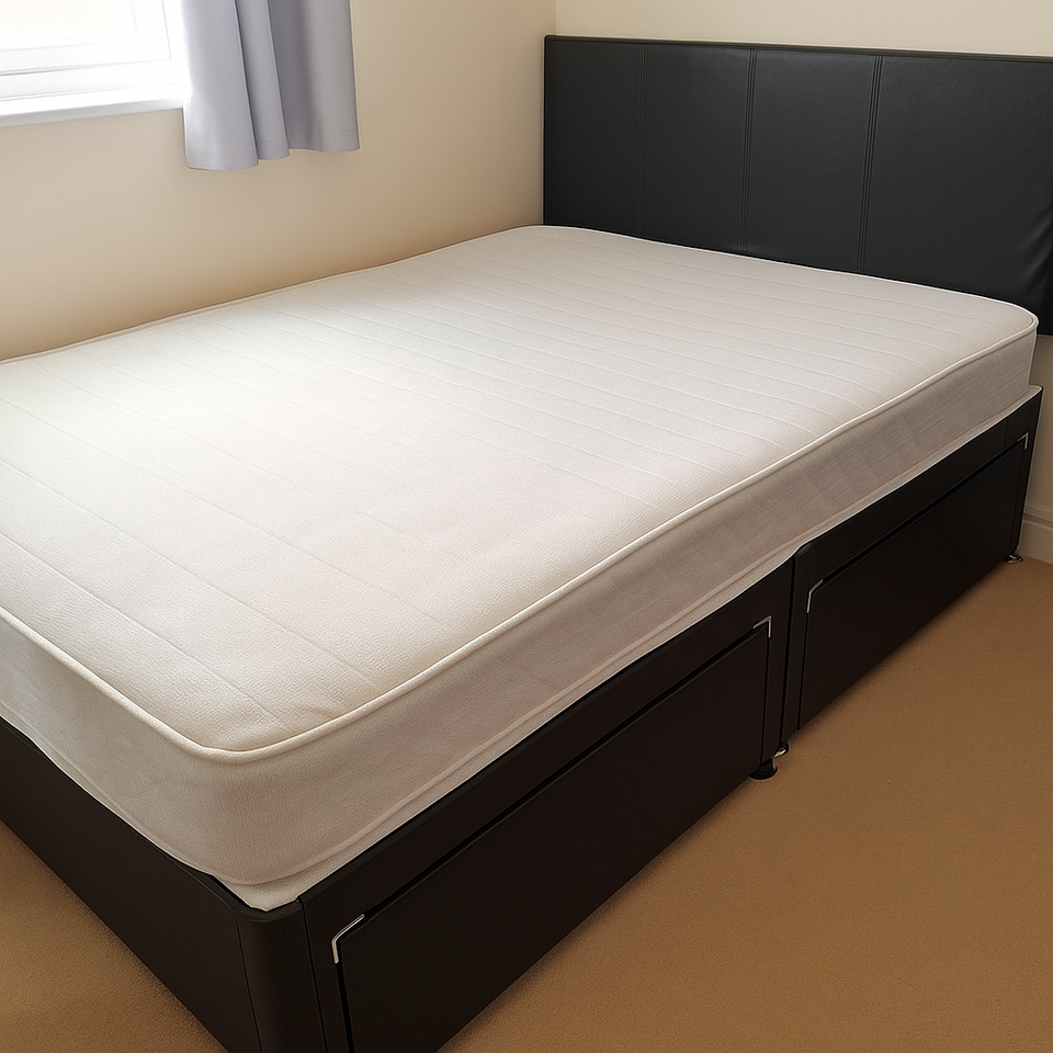 Fabric Beds Double Divan