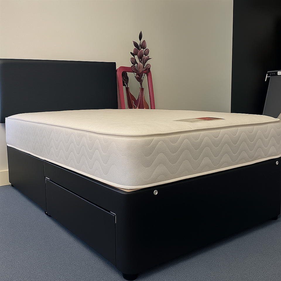 Fabric Beds Double Divan