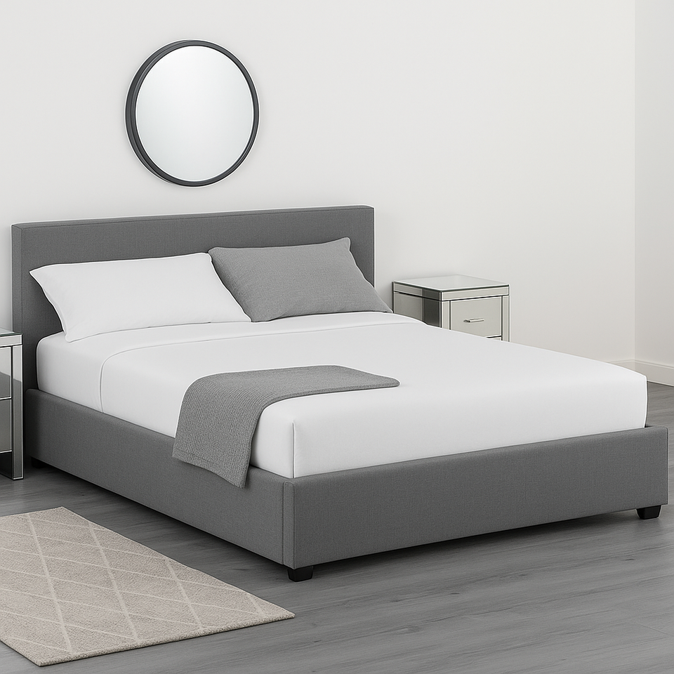 King Size Leather Ottoman Bed with Storage – Luxury & Function Combined