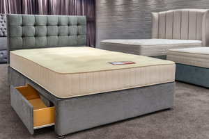 Plush velvet Divan Beds