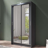 Berline Wardrobe – Modern Sliding Door Wardrobe with Mirror