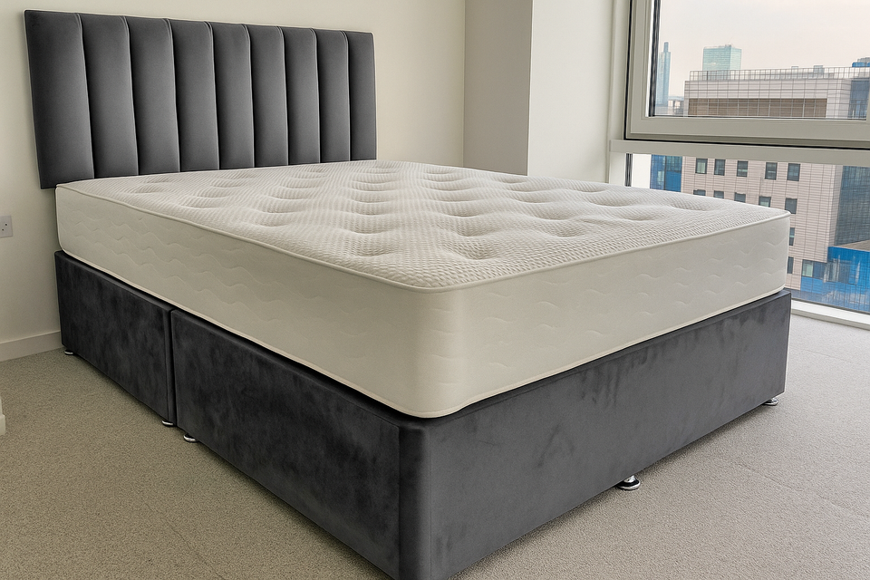 Plush velvet Divan Beds