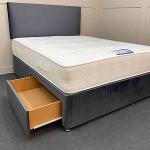 Plush velvet Divan Beds