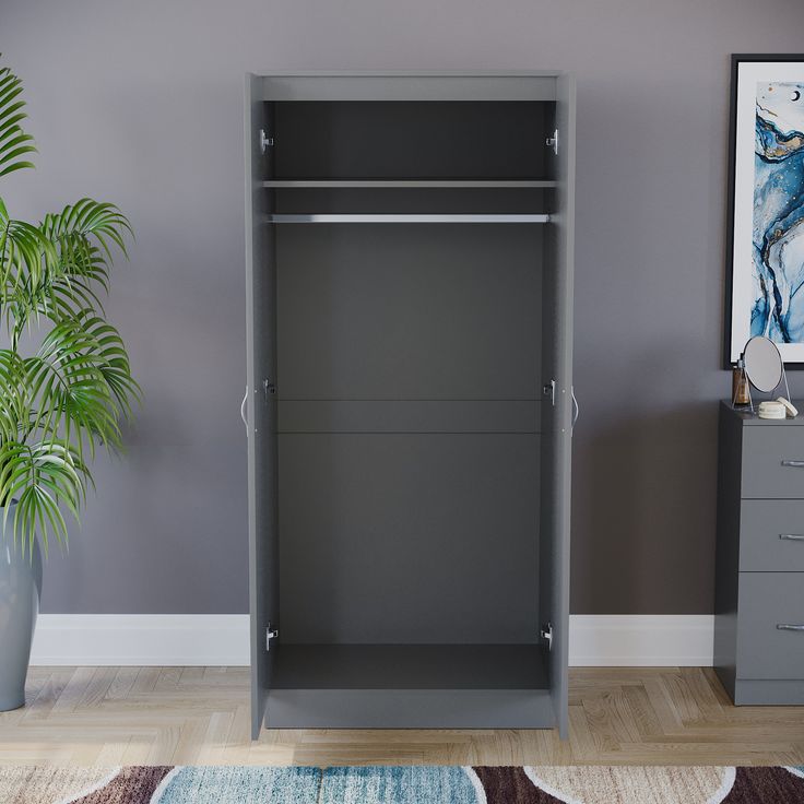 Alina Wardrobe – Modern Sliding Door Wardrobe with Mirror