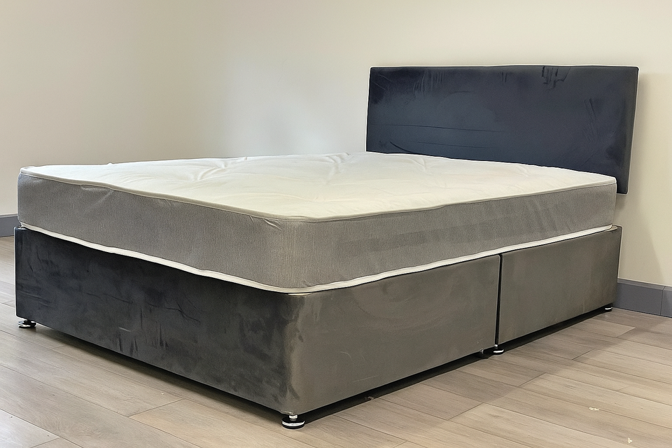 Plush velvet Divan Beds
