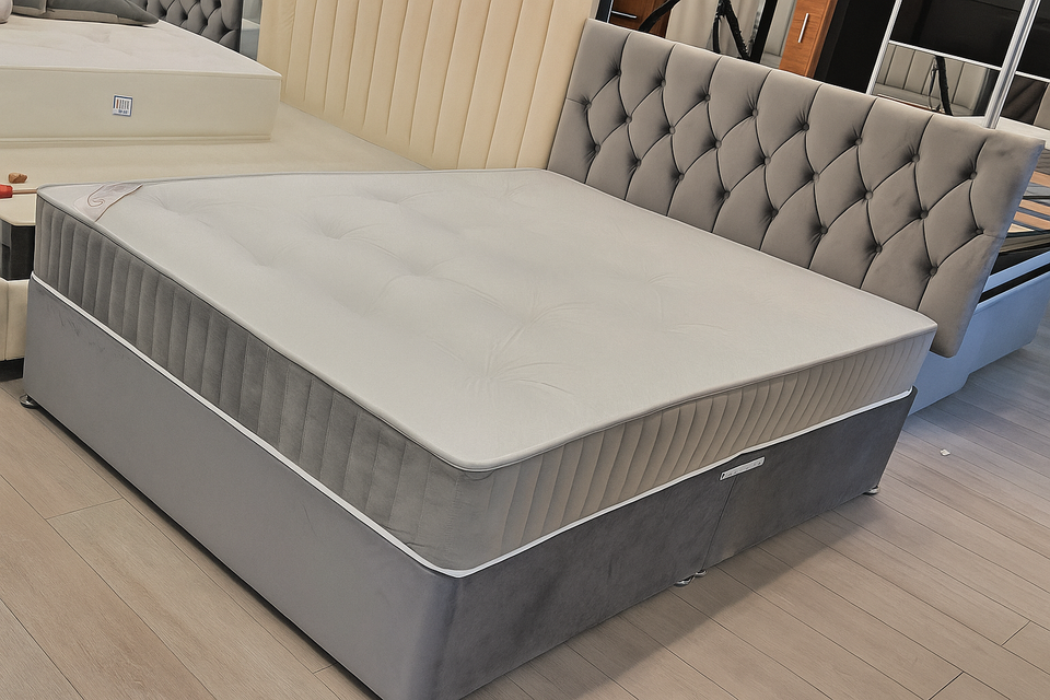 Plush velvet Divan Beds