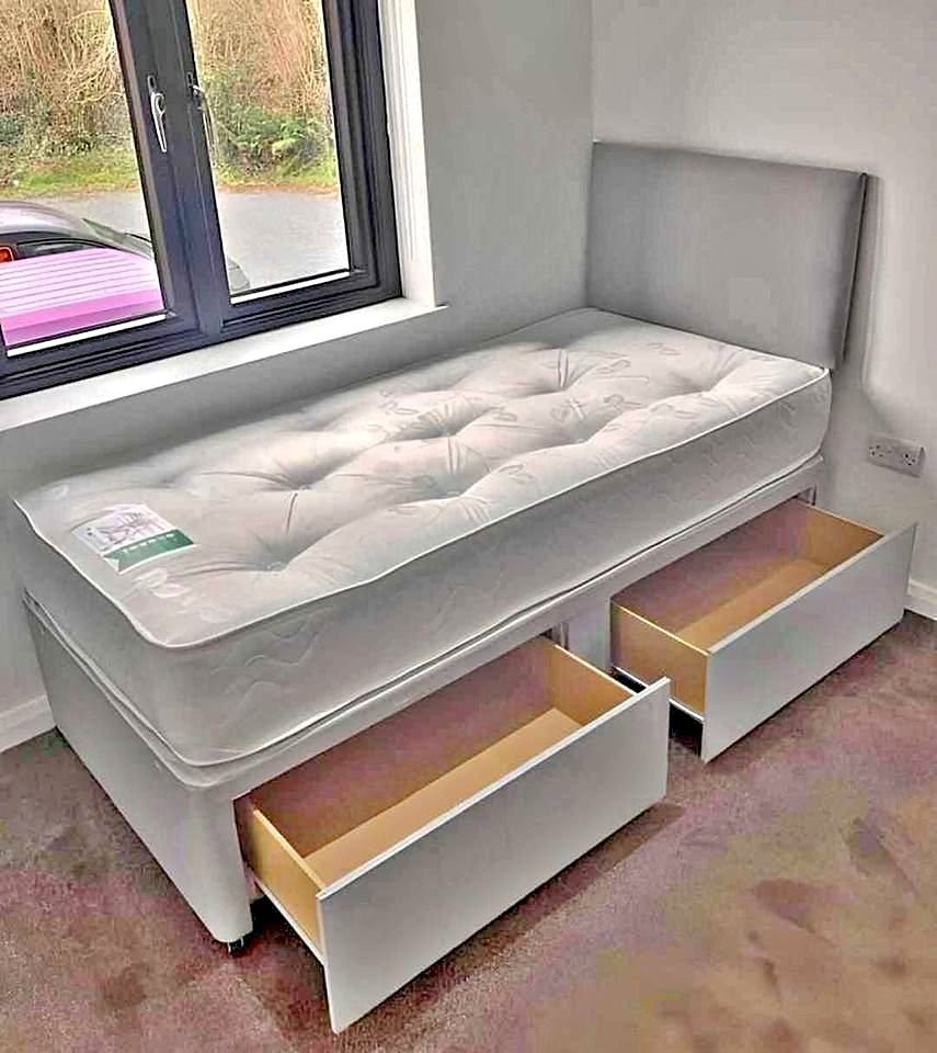 Fabric Beds Single Divan