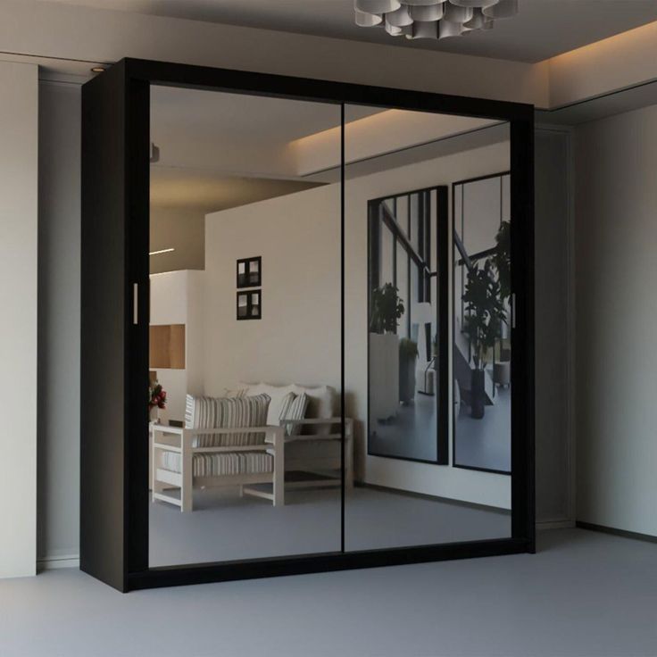 Berline Wardrobe – Modern Sliding Door Wardrobe with Mirror