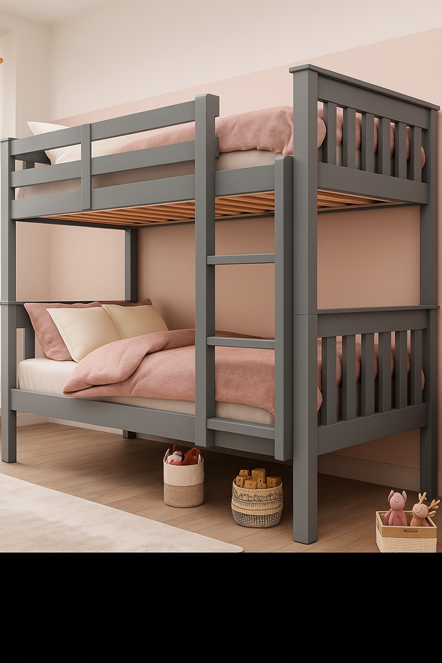 Single Wooden unk Bed for Children –