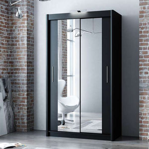 Berline Wardrobe – Modern Sliding Door Wardrobe with Mirror