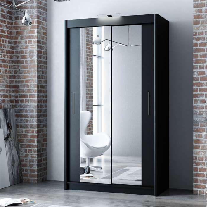 Berline Wardrobe – Modern Sliding Door Wardrobe with Mirror