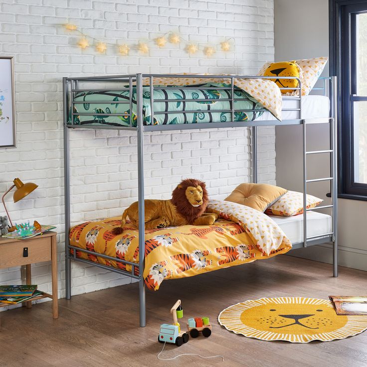 Single Metal Bunk Bed – Space-Saving Steel Frame for Modern Bedrooms