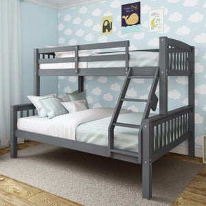 Trio Wooden Bunk Bed – Sleeps Three, Ideal for Kids Shared Room