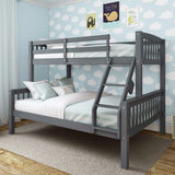 Trio Wooden Bunk Bed – Sleeps Three, Ideal for Kids Shared Room