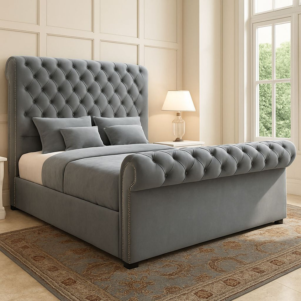 Modern Sleigh Bed